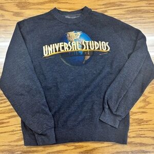 Vintage Universal Studios Sweatshirt Mens S USA Made Pullover Hollywood Orlando